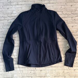 Women's Navy Zip-Up Performance Jacket